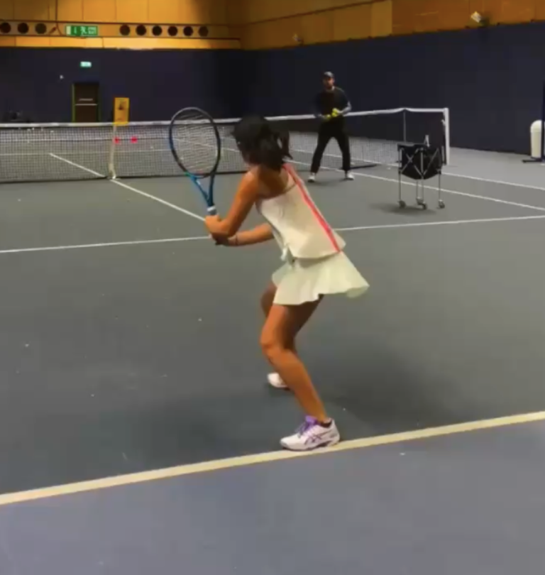 Backhand Step-in Footwork